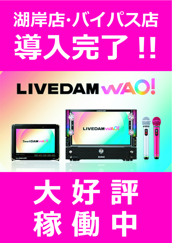LIVE DAM WAO全店導入